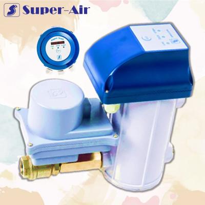 China Air Compressor System Made in Taiwan Zero Air Loss Motorized Ball Valve Type Auto Drain with Meter for Compressed Air System for sale