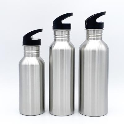 China Factory direct minimalist durable water bottle 750ml stainless steel water bottle single wall kettle for sale