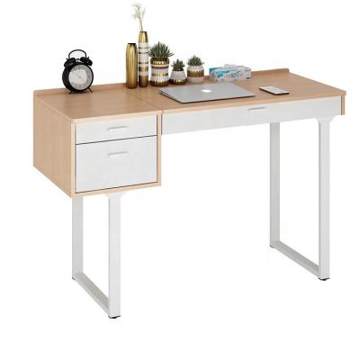 China Wooden PANEL Good Quality Flat Without Mirror Simple Designs Dressing Table With Computer Desk Function for sale