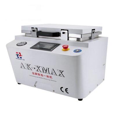 China Built In Vacuum Pump And Air Compressor LCD Vacuum Laminating Machine 5 In 1 AK XMax With 15.6 Inch Dish Edge Machine For Ipad 12.9 And Big Table for sale