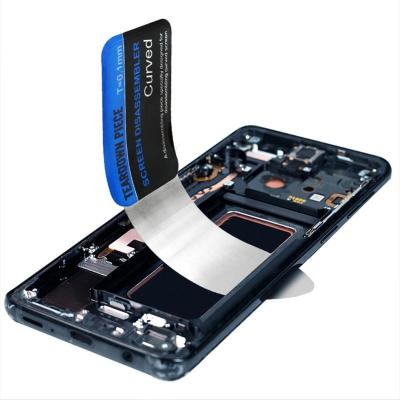 China Mobile Repair Tool Cell Phone Curved LCD Screen Spudger Opening Pry Board Tools Ultra Thin Flexible Cell Phone Disassemble Steel Metal for sale