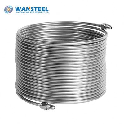 China Seamless Stainless Structural Steel Pipe Coil Coiled Heat Exchanger Tube SUS304/304L/316L, Capillary Tube Coil for sale