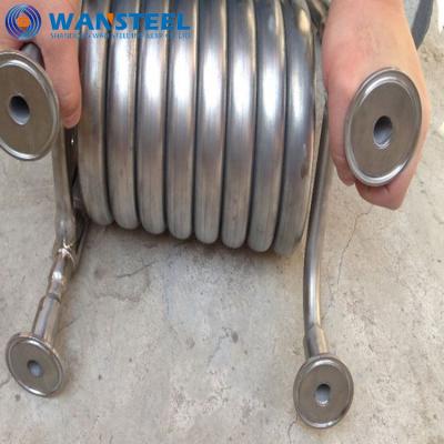 China High Frequency Construction Heat Exchanger Stainless Steel Coiled Tube (304 304l 316) for sale