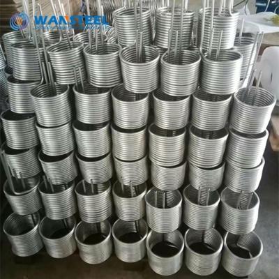 China Construction OD 6mm-18mm Beer Cooling Coil Stainless Steel Pipe, 316l Stainless Steel Coil for sale