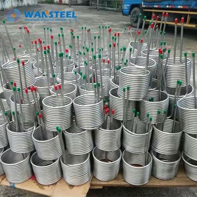 China Construction 304 Stainless Steel Coil Pipe For Beer Cooler for sale