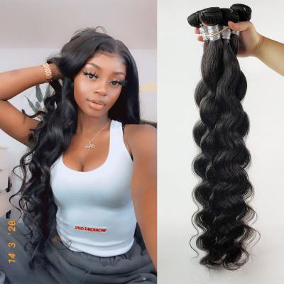 China Good Quality Body Wave Henan Factory Body Wave Hair Bundles Raw Virgin Brazilian Cuticle Aligned Hair Bundles Virgin Human Hair Bundles for sale