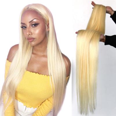 China Wholesale Raw Silky Straight Virgin Hair 13*4 Cuticle Aligned Ear Wave Virgin Hair 13*4 Ear Wave Lace Frontal Virgin Hair Bundles 613 for sale