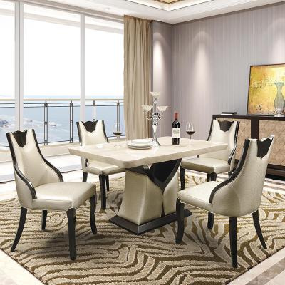 China Modern dining table pp juego de comedor dining sets marble dining tables for sale