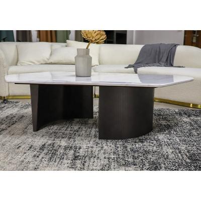 China Modern Durable Nordic European Style Tea Room Furniture Marble Center Coffee Table for sale