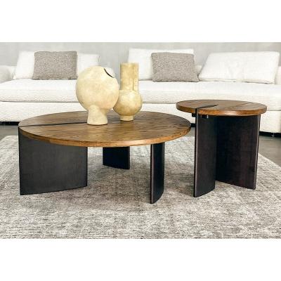 China Factory Best Price Durable Designer Modern Center Round Marble Top Coffee Table For Living Room for sale