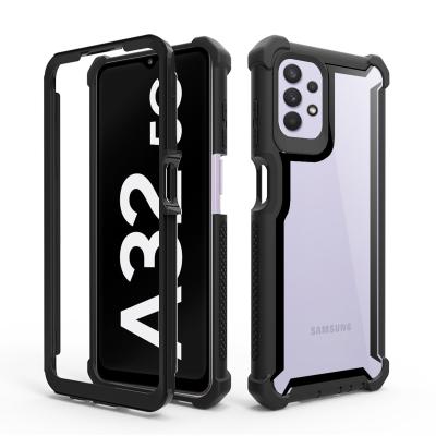 China Anti-drop Geruide Phone Case For Galaxy A32 Best Phone Soft Case Space TPU+PC Shockproof Phone Covers for sale