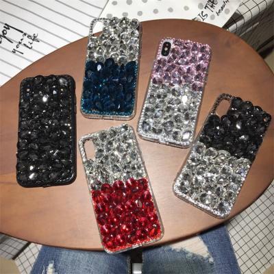 China High Protection Factory Direct Selling Popular Handmade Glitter Phone Case For iPhone X xs for sale