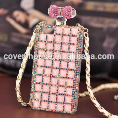 China Luxury TPU+diamond Fashion Perfume Phone Case For iPhone 5, Perfume Case For iPhone 6 for sale