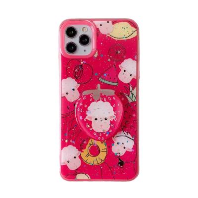 China Anti-drop Cartoon Phone Case For Samsung S21 S21 Ultra Protective Case For iPhone 11 Phone Shell With POP Holders for sale