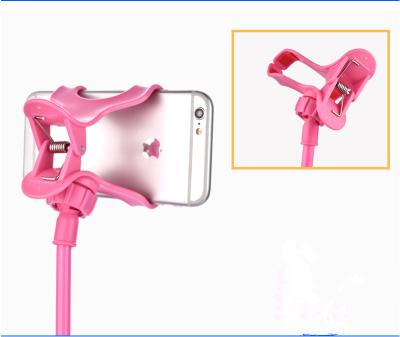 China Hot Selling Plastic Universal Cell Phone Clip Holder Desktop Bed Rotating Lazy Stand For iPhone And All 3.4-6.3inch Smartphone for sale