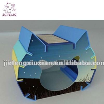 China Hot Selling Corrugated Cardboard Most Demanded Viable Cat House Printed Products for sale