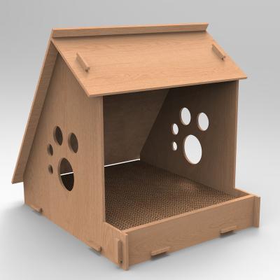 China 2021 New Design Cat House Pet House Durable Pet Product Viable for sale