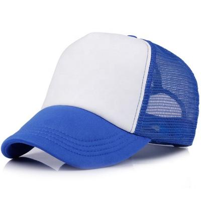 China breathable & High Quality Waterproof Mesh White Caps Mens 2020 Printing Sports Truckers And Embroidered Hat 5 Panel Custom Design Hats Nylon Cap With Logo for sale