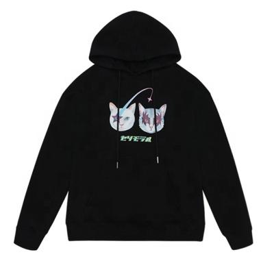 China custom black simple Anti-wrinkle fleece men's hoodies and sweatshirts set embroidery graphic wholesale white unisex cheap 100% cotton Hoodies for sale