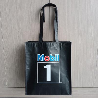 China Wholesale Custom Laminated Eco-friendly Tote Bag RPET Nonwoven Shopping Bags for sale