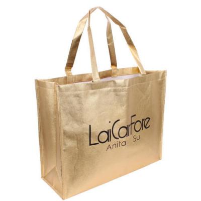 China 100% SGS Eco-friendly Non Woven Tote Bag Laminated Cheap Shopping On Sale for sale