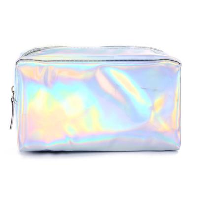 China Fashion Makeup Cosmetic Bag Bag Laser Fashionable Cosmetic Bag Custom Logo for sale