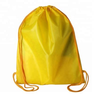 China Cheap Comfortable Promotion Laundry Bag Drawstring Backpack Drawstring Bag Custom Logo On Sale OEM/ODM for sale