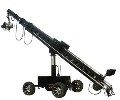 China Super Techno Telescopic Crane 9 Meters Super Telescopic Crane For Sale With Motorized Walking Dolly for sale