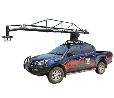 China Can withstand car speed of 80-120 MPH From 4m to 7m Carbon Fiber Car Mounted Crane With CE Certification Approved for sale