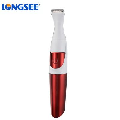 China Genie Skin Trimmer Electric Hair Single Remover Bikini Blade 4D Battery Operated Lady Shaver for sale