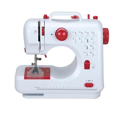 China Máquina de coser para el hogar de metal fácil de fabricar ABS 505 Máquina de coser doméstica portátil mini en venta