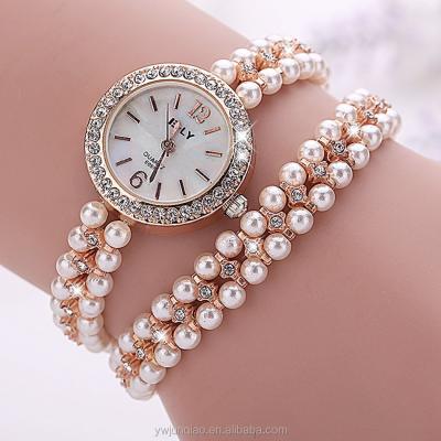 China 2016 New Brand Gold Automatic Watch Pearl Date Gemstone Strap Wristwatches Luxury Women Dress Fashion Watch for sale