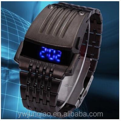 China New product automatic date LED watch men made in China.China supplier factory price LED watch men watch. for sale