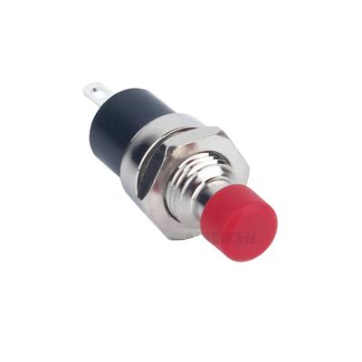 China Nickel Plating Brass/Stainless Steel/Chrome/Blacken 10mm Waterproof IP67 Illuminated ON Led Latching Metal Push Button Switch for sale