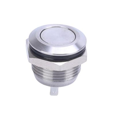 China 12mm High Power Circle Push Button Switch Waterproof Main Start Switch Push Button On Switch for sale