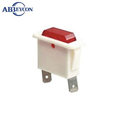 China ZS98 XCD3 Indicator Light Plastic Rectangular White Housing 2pin Pilot Lamp for sale