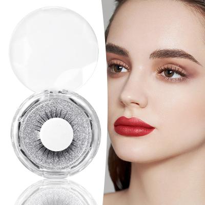 China 2022 New Natural Soft Eyelashes 100% Hand Good Quality Synthetic Reusable Self Adhesive Eyelashes for sale