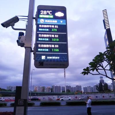 China SMD1515 16 Bit Outdoor Light Pole LED Display Advertising Lamp Post Smart Led Screen zu verkaufen