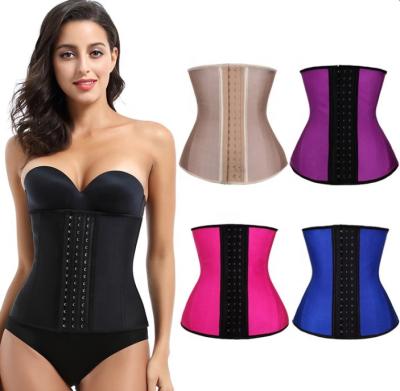 China XLL-Fitness Trainer Women Latex Wrap Antibacterial Bodysuit Belt Tight Waist Shaper for sale