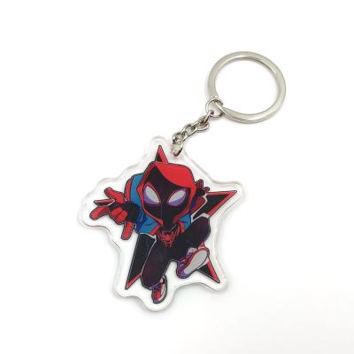 China Eco - Friendly Many Kinds Of Clear Transparent Cartoon Charm Custom Printed Acrylic Key Chain for sale