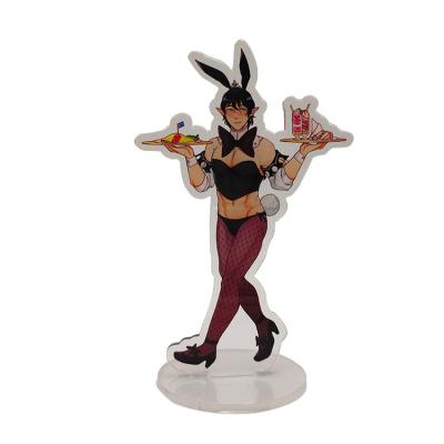 China New Design Anime Japanese Style Character Stand Stand Custom Holographic Acrylic Standee for sale