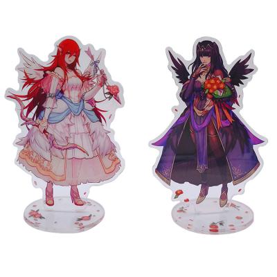 China Eco-friendly Custom Laser Cutting Printed Photo Cartoon Celebrity Anime Acrylic Display Standee for sale