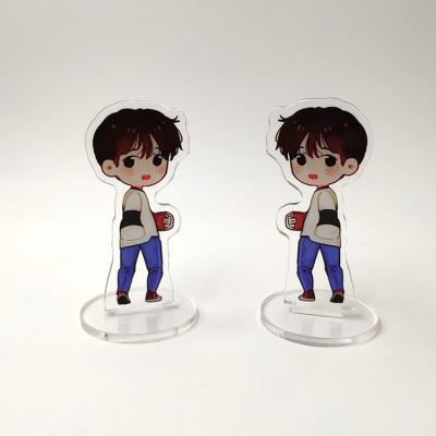 China Free Sample Eco-friendly CMYK Printing CNC Cut Standee Custom Acrylic Acrylic Display Stand Anime for sale