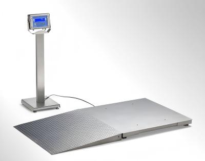 China Wheelchair Scale Reliable Platform Scale With Ramp 500kg for sale