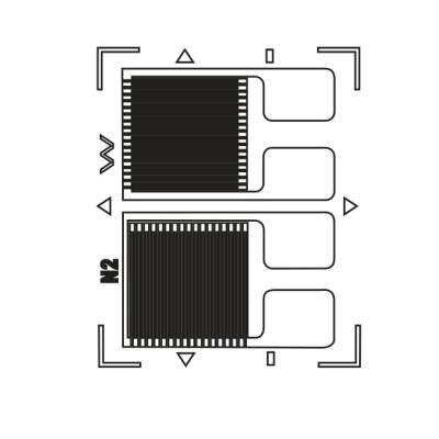 Cina T Rossetes Foil Strain Gauge serie BB in vendita