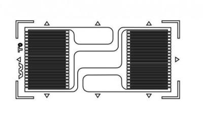 China Half Bridge Small Strain Gauge GB-A Long Working Life Customized Service for sale