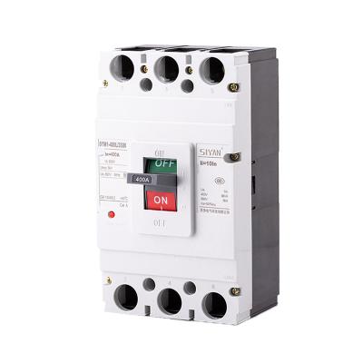 China mccb 3p 400a 3 pole mccb 3p 400a 3 post molded solar PV circuit breaker best case circuit breaker for sale