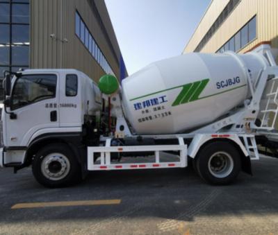 China Building Material Shops High Efficiency Shacman 3.9m3 Concrete Mixer Truck for sale