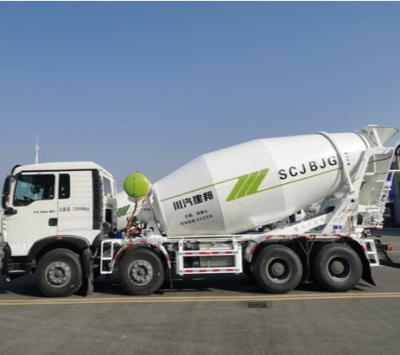 China Building Material Stores Sinotruk Howo 8m3 Factory Designed Competitive Technical Support Video Self Loading Concrete Mixer Truck for sale