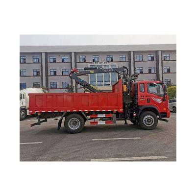 China SINOTRUK Building Material Stores Mounted Crane Garbage Grab Truck for sale